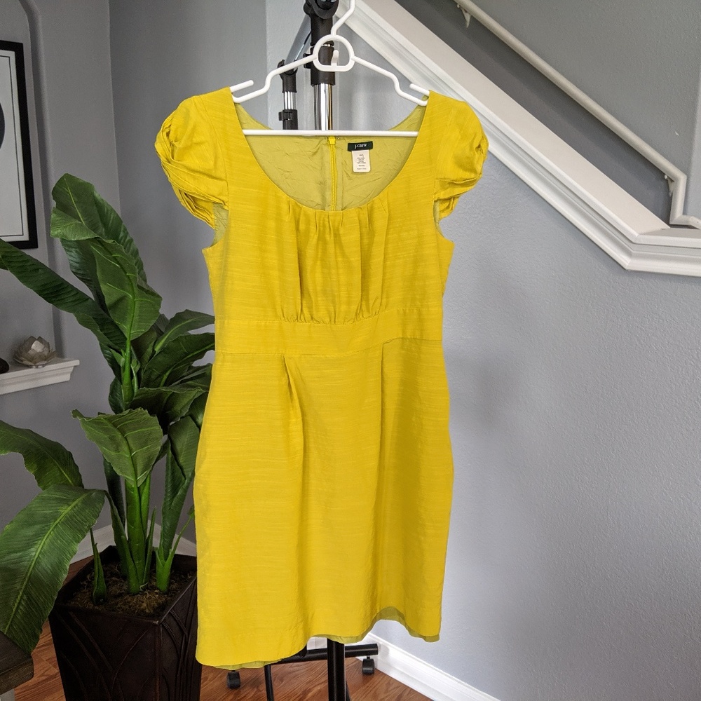 J Crew Cap Sleeve Dress With Pockets